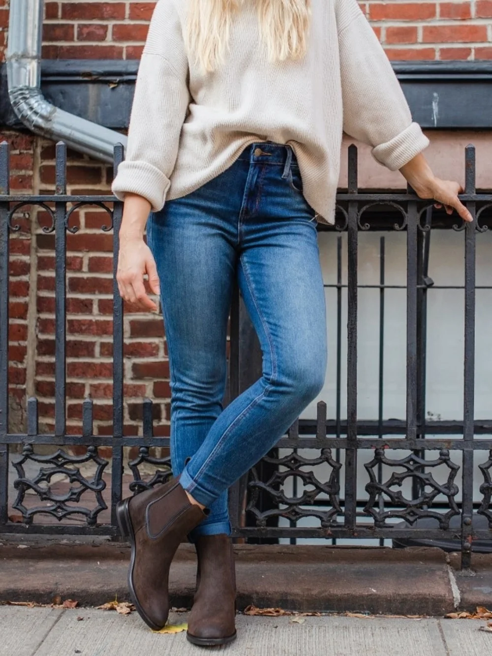 Thursday Boot Company Women's Brown Suede Chelsea Booties